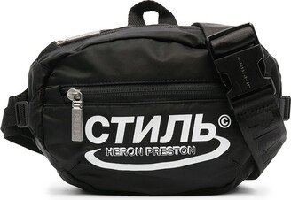 Logo-Print Belt Bag-AC