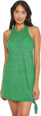 Beach Date High Neck Dress Cover-Up (Grass) Women's Swimwear