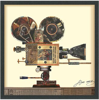 Antique Film Projector Framed Artwork By Alex Zeng