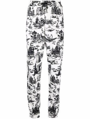 En Plein Air graphic-print joggers