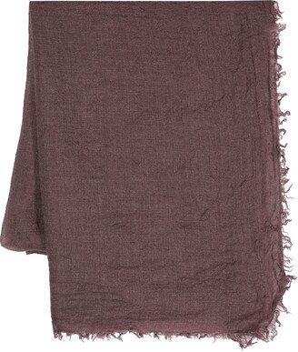 Frayed Cashmere Scarf