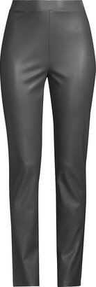 Faux Leather Leggings-AH