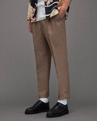 Tallis Slim Fit Cropped Tapered Pants-AA