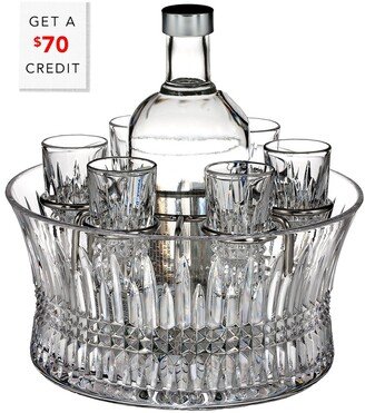 Lismore Diamond Vodka Chiller Set 10In With $70 Credit