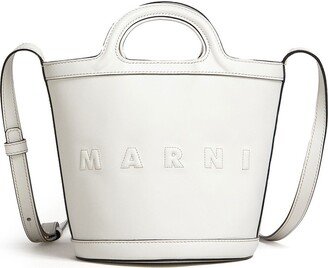 Logo-Embroidered Bucket Tote Bag