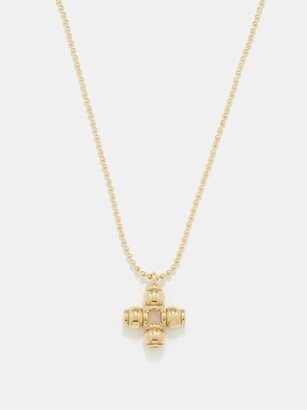 Roccia 14kt Gold-plated Ball-chain Necklace