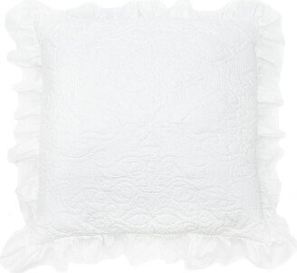 Elise and James Home Oma Ruffle Euro Sham, 26 x 26