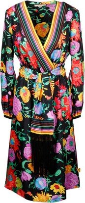 X Ken Scott Print Scarf Dress