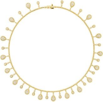 Yellow Gold And Diamond Serpent Bohème Solarité Necklace