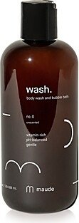 maude Wash Body Wash & Bubble Bath - No. 0 Unscented 12 oz.