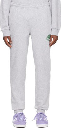 Gray Tapered Lounge Pants