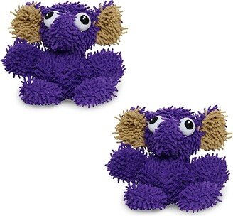 Mighty Jr Microfiber Ball Elephant, 2-Pack Dog Toys