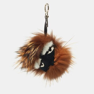 Brown Fox Fur Bag Bugs Bag Charm