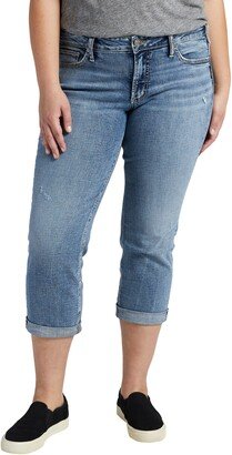 Britt Distressed Capri Jeans