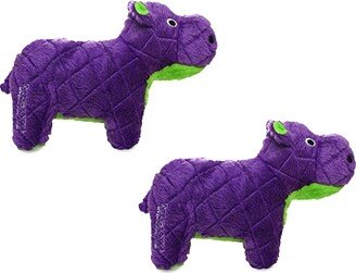 Mighty Safari Hippo Purple, 2-Pack Dog Toys