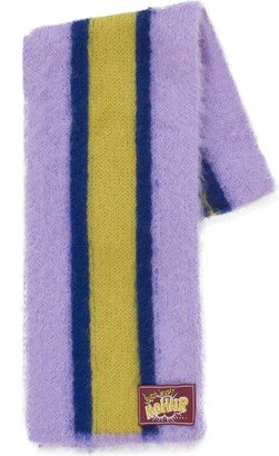 Vertical-Embroidered Scarf