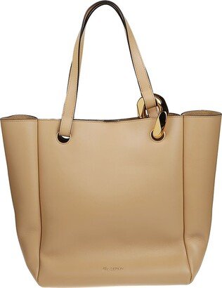 JWA Corner Logo Embossed Tote Bag