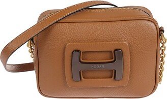 H-Bag Logo-Plaque Zipped Crossbody Bag