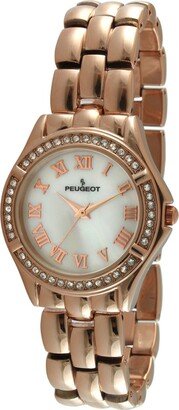 PP Peugeot Peugeot Women's Silver-Tone Bracelet Watch