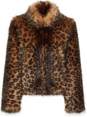 Wild Cat faux-fur jacket