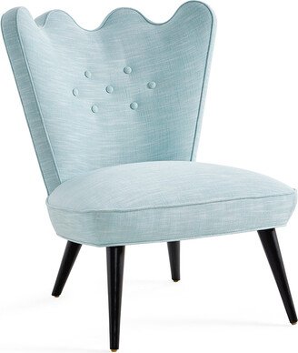 Ripple Slipper Chair in Amalfi Surf