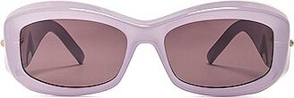 Rectangle Sunglasses in Lavender