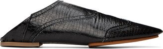 tao Black Pointed Toe Loafers