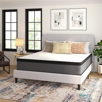 Taylor & Logan 13 CertiPUR-US Certified Euro Top Hybrid Pocket Spring Mattress in a Box