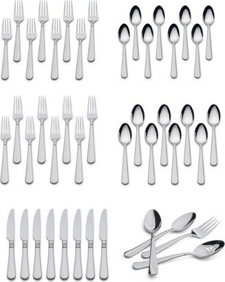 Harlow 18/10 Stainless Steel 44 Piece Flatware Set, Service for 8