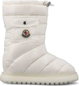 Logo Motif Patch Puffer Boots