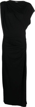 MARANT ÉTOILE Cowl-Neck Side-Drape Maxi Dress