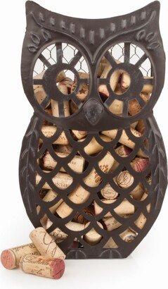 Country Cottage Wise Owl Wine Cork Collector