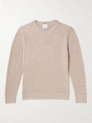 Ribbed Stretch-Cashmere Sweater