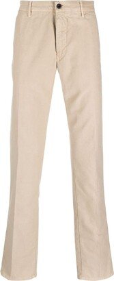 Logo-Embroidered Straight-Leg Trousers-AL