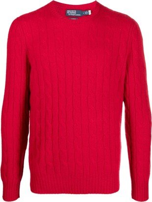 Cable-Knit Cashmere Jumper-AI