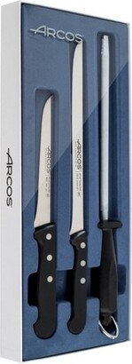 Arcos Universal 3pc Ham Knife Set Black