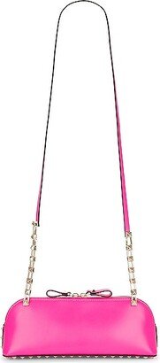 Rockstud Clutch in Pink