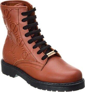 Valentino By Mario Valentino Gill Monogram Leather Boot