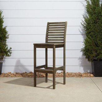 TiramisuBest Outdoor Patio Hand-scraped Wood Bar Chair