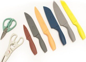 15Pc Multicolor Knife Set