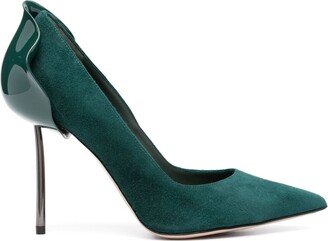 Petalo 100mm suede pumps