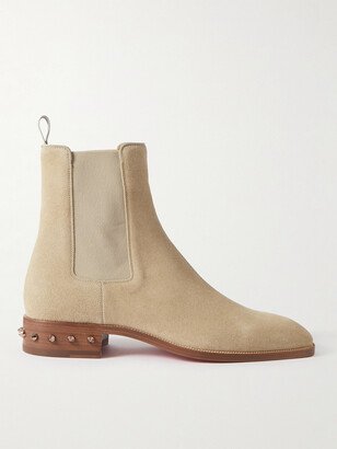 So Samson Studded Suede Chelsea Boots