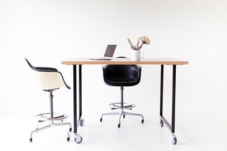 Industrial Conference Table, Modern Rolling