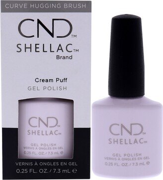 Shellac Nail Color - Cream Puff by for Women - 0.25 oz Nail Polish