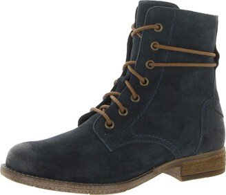 Sienna 70 Womens Suede Ankle Combat & Lace-up Boots