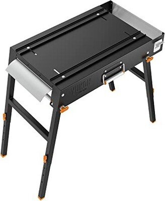 Universal Portable Grill Table / Flat Top Grill Griddles Stand with Built in Grill Caddy