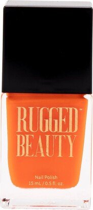 Rugged Beauty Cosmetics Construction Barrel Neon Orange Nail Polish