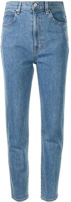 Beatnik straight-leg cropped jeans