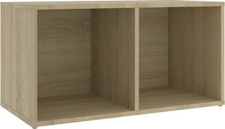 TV Stand Sonoma Oak 28.3x13.8x14.4 Engineered Wood