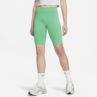 Women's Sportswear Essential Mid-Rise 10 Biker Shorts in Green